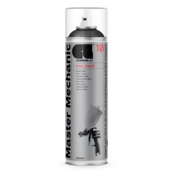MASTER MECHANIC 10 Aerosoolvärv RAL 9005, must, läikiv 500ml