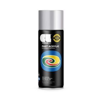 Aerosoolvärv Fast Acrylic Silver R307, läikiv 400ml