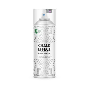 Aerosoolvärv CHALK EFFECT No02 Pure White, matt, 400ml