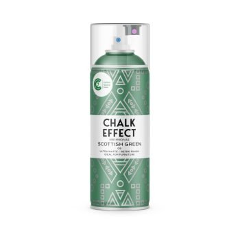 Spray Paint CHALK EFFECT No08 Scottish Green, matt, 400ml