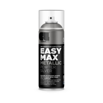 Aerosoolvärv EASY MAX - METALLIC PEWTER SILVER 400ml
