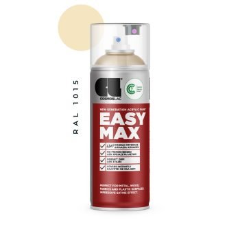 Aerosoolvärv EASY MAX, Satiin - RAL 1015 LIGHT IVORY 400ml