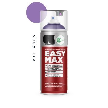 Aerosoolvärv EASY MAX, Satiin - RAL 4005 BLUE LILAC 400ml