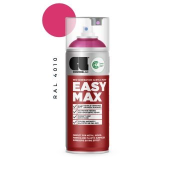 Aerosoolvärv EASY MAX, Satiin - RAL 4010 MAGENTA 400ml