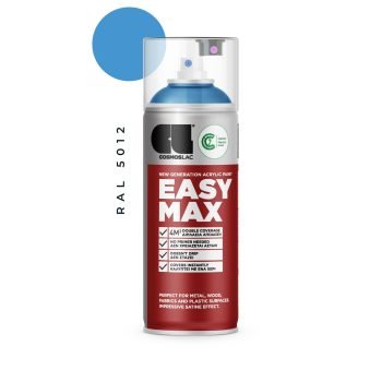 Aerosoolvärv EASY MAX, Satiin - RAL 5012 BLUE 400ml
