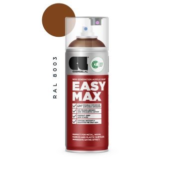 Aerosoolvärv EASY MAX, Satiin - RAL 8003 CLAY BROWN 400ml